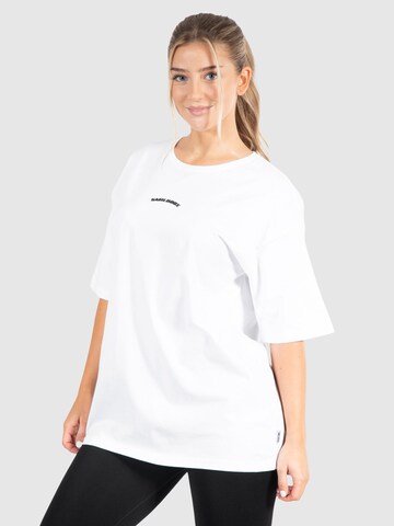 Smilodox Oversized shirt 'Benetta' in Wit