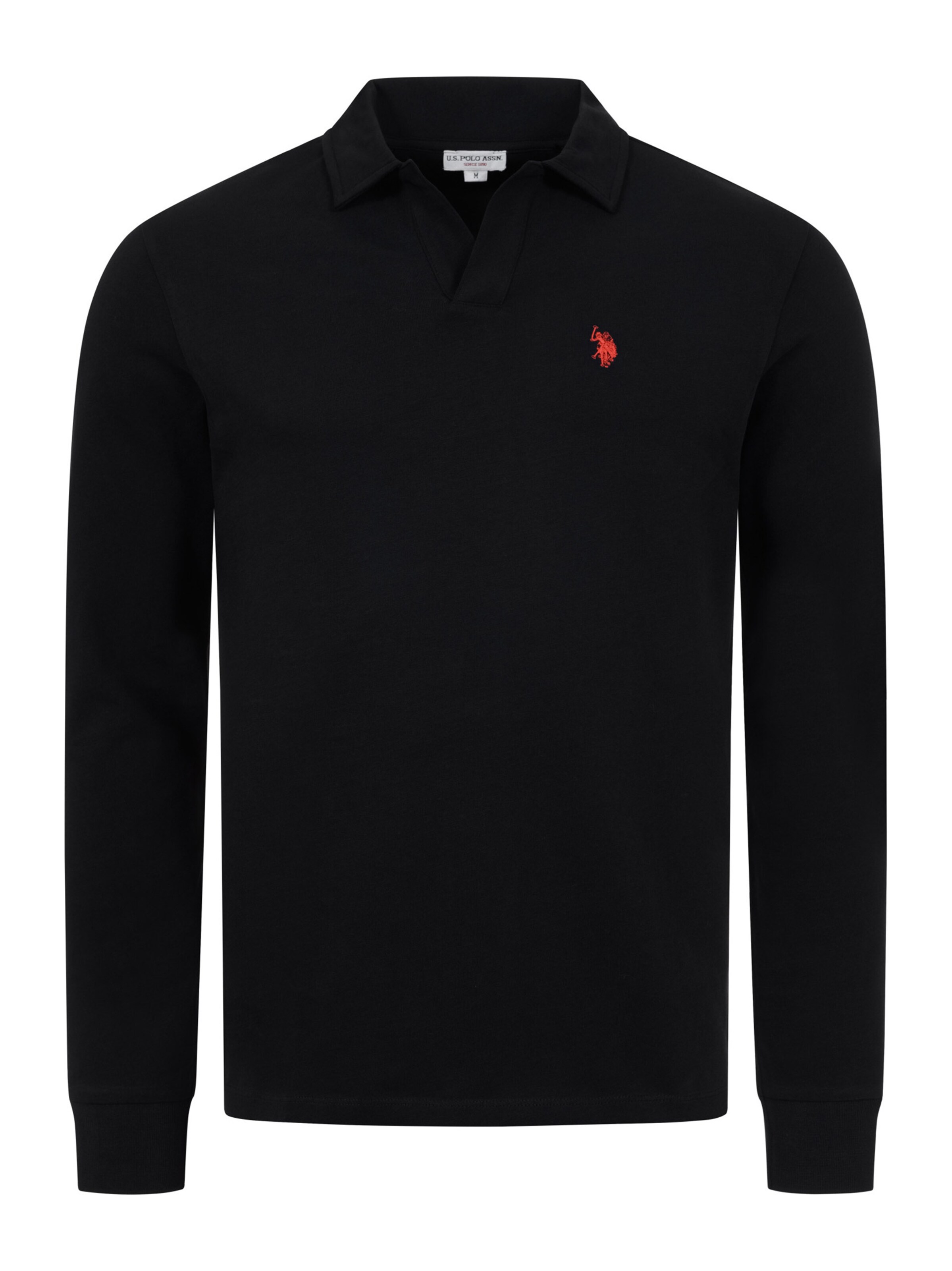 U.S. POLO ASSN. Shirt in Black: front