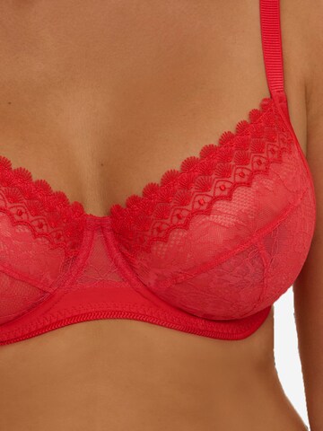 Simone Perele Minimiser Bra 'Radieuse' in Red