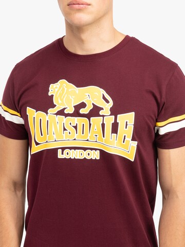 LONSDALE Футболка ' METHLEY ' в Красный