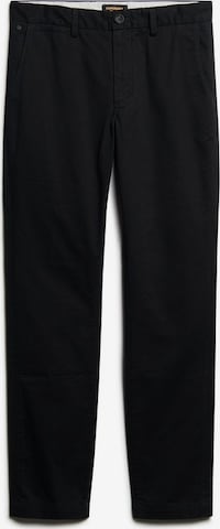 Superdry Slim fit Chino Pants in Black: front