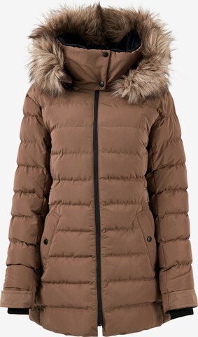 LELA Winter Coat in Beige: front