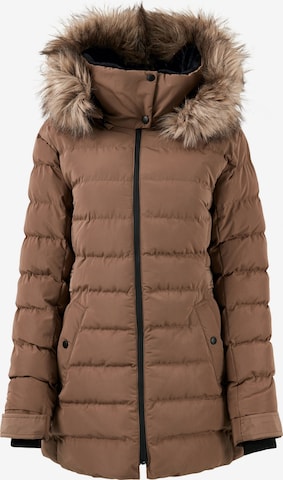 Manteau d’hiver LELA en beige : devant