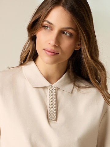 oltre - Camiseta en beige