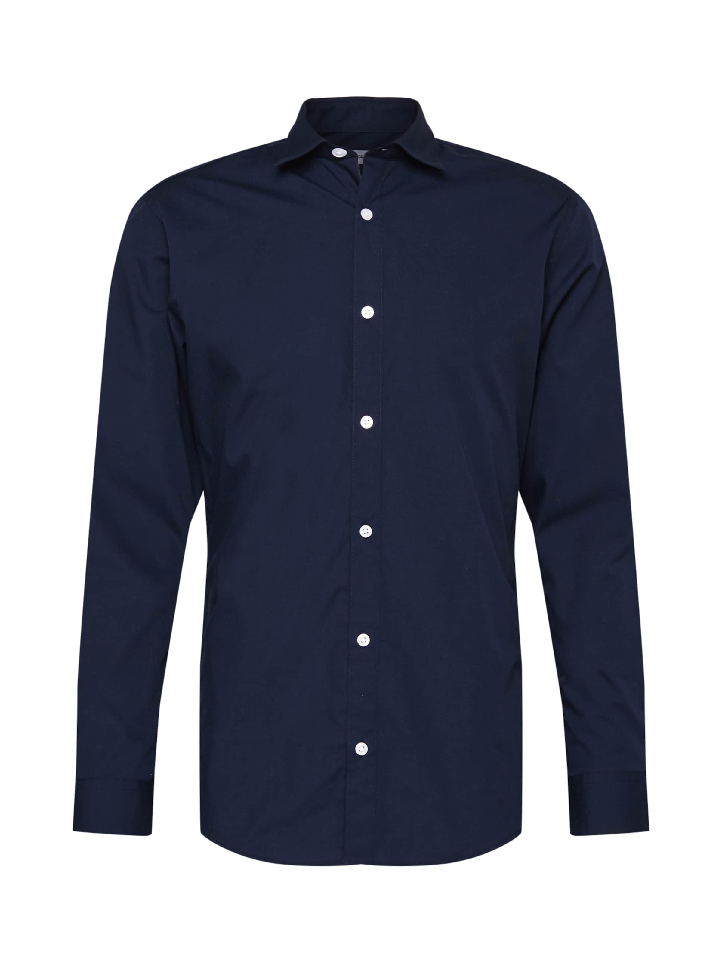JACK & JONES Slim fit Skjorta i blå: framsida