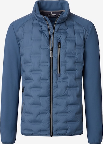 CASAMODA Between-Season Jacket 'Basic' in Blue: front