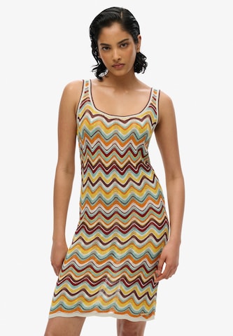 Superdry Knit dress in Green: front