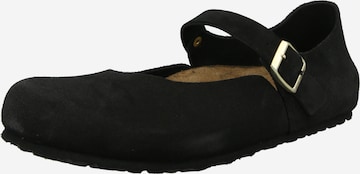 juoda BIRKENSTOCK Balerinos su dirželiais 'Mantova LEVE': priekis