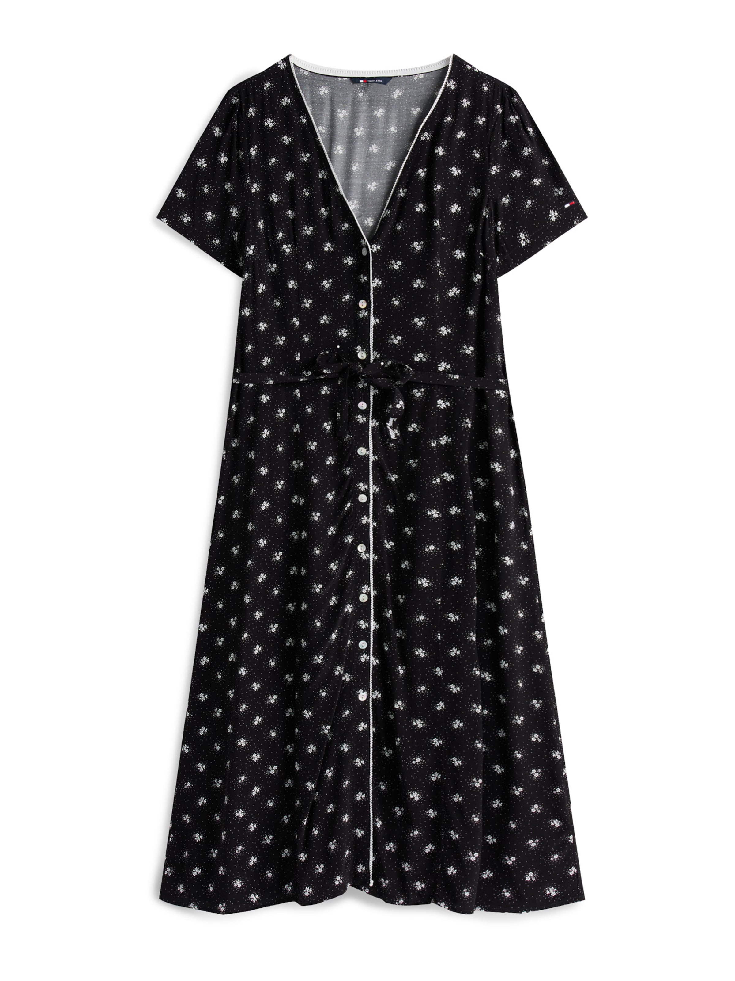 Tommy Jeans Рокля в черно: отпред