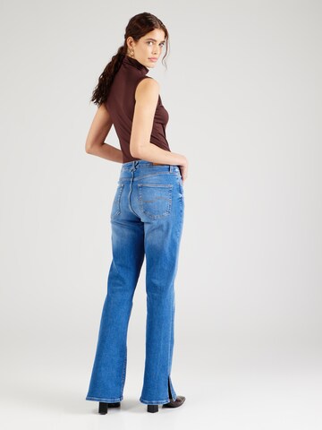 QS Flared Jeans 'Reena' in Blauw