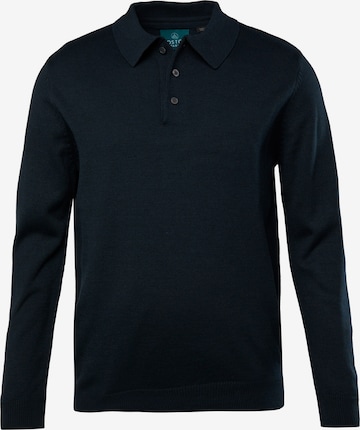 Boston Park Trui in Blauw: voorkant