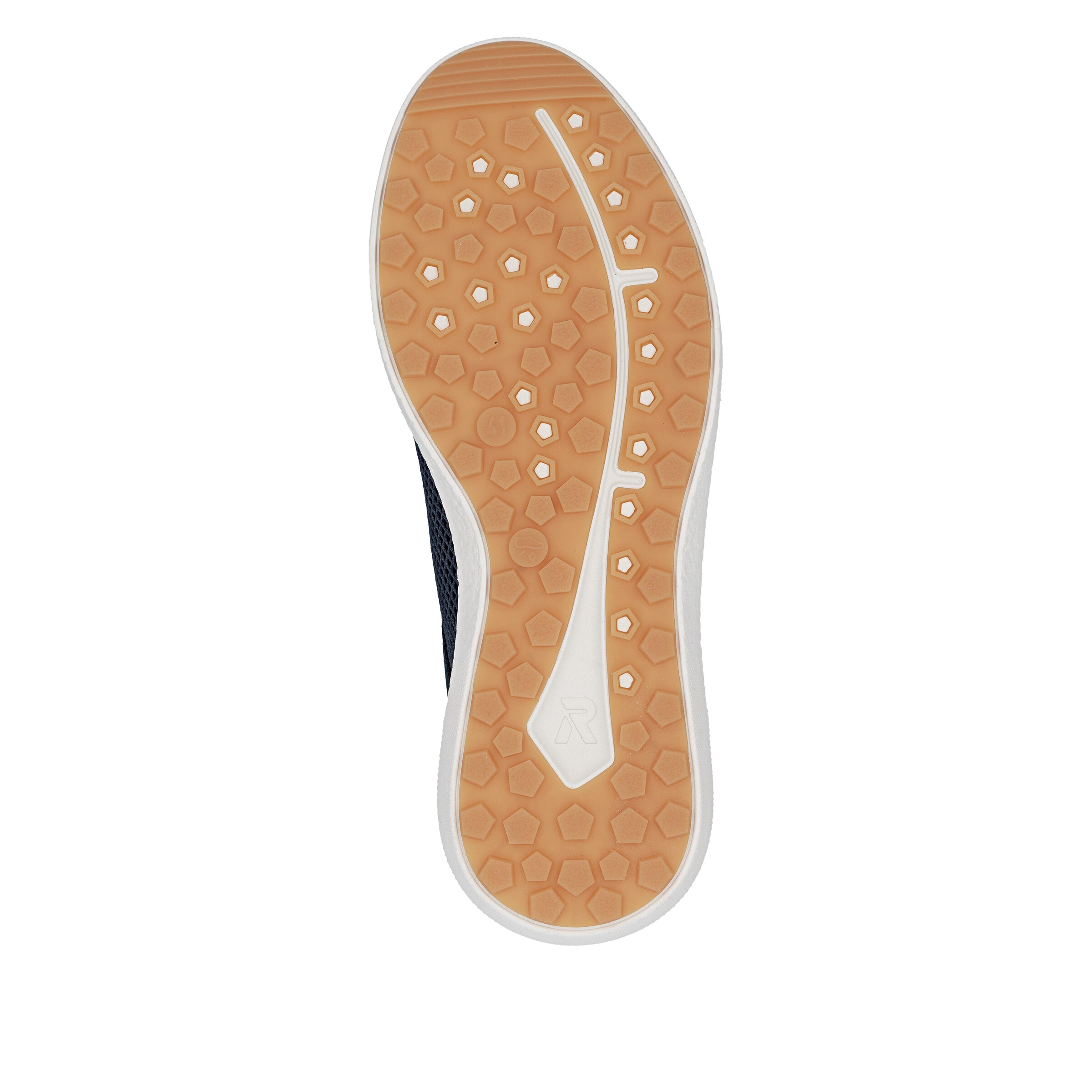 Baskets basses Rieker en bleu