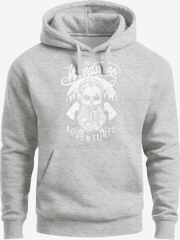 Neverless Sweatshirt 'Lumberjack' in Grau: Vorderseite