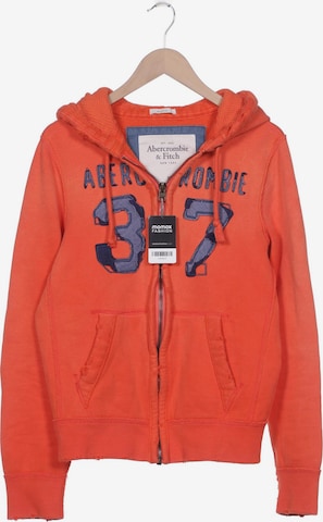 Abercrombie & Fitch Sweatshirt & Zip-Up Hoodie in M in Orange: front