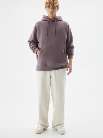 Pull&Bear Sweatshirt in Purple