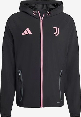 ADIDAS PERFORMANCE - Chaqueta de chándal 'Juventus Turin Tiro 25 Competition' en negro: frente