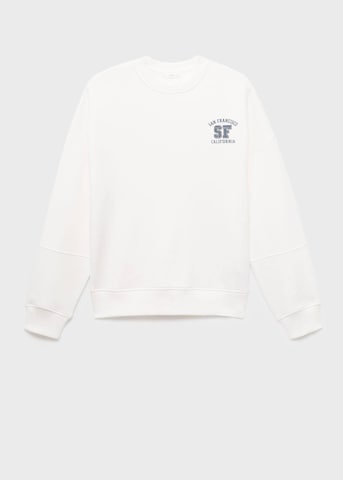 MANGO TEEN Sweatshirt 'Sanfran' in Weiß