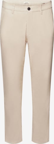 ESPRIT Slim fit Pants in Beige: front