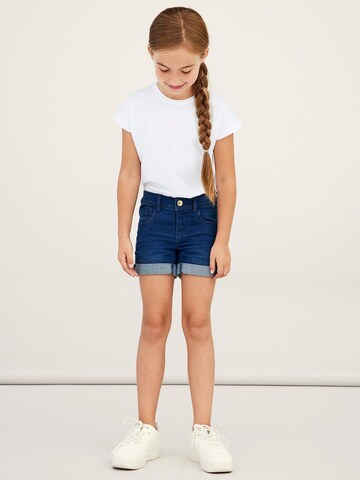 NAME IT Regular Shorts 'Salli' in Blau