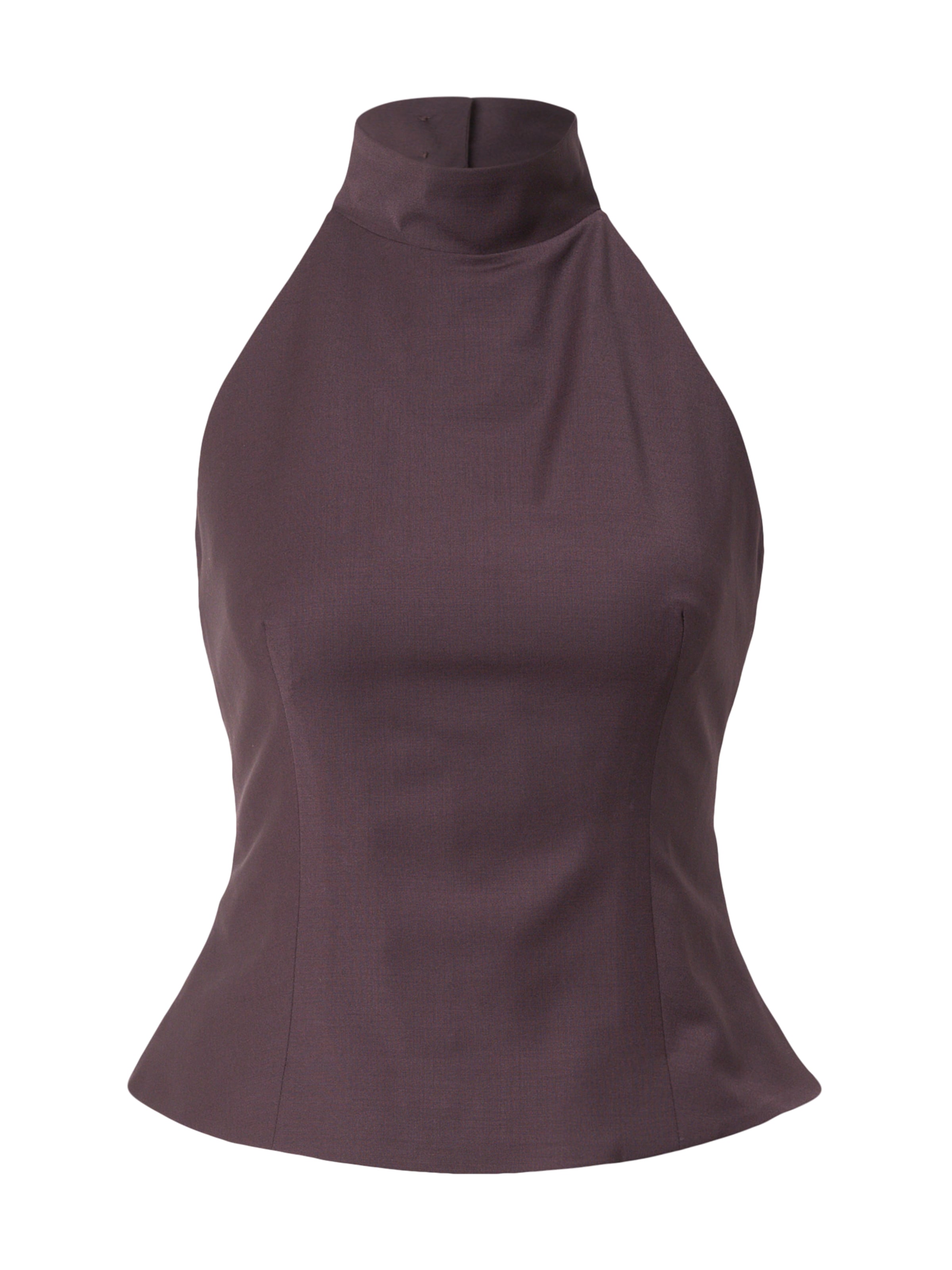 REMAIN Топ в кафяво: отпред