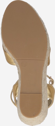 ABOUT YOU - Zapatos con plataforma 'Juliana' en oro