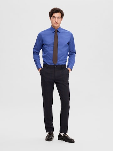 Coupe slim Chemise SELECTED HOMME en bleu