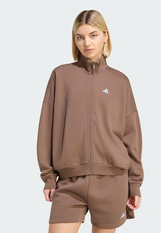 ADIDAS SPORTSWEAR - Camiseta deportiva 'Studio' en marrón