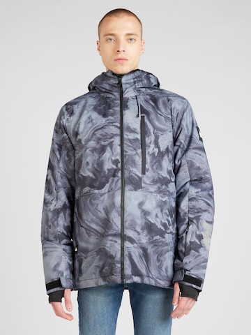 QUIKSILVER Outdoor jacket 'MISSION' in Black: front