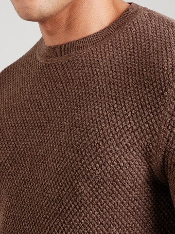 Pullover 'JPRBLUNOAH' di Jack & Jones Premium in marrone