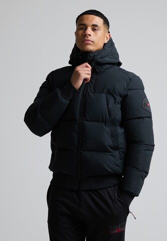 Veste d’hiver Zavetti Canada en noir : devant