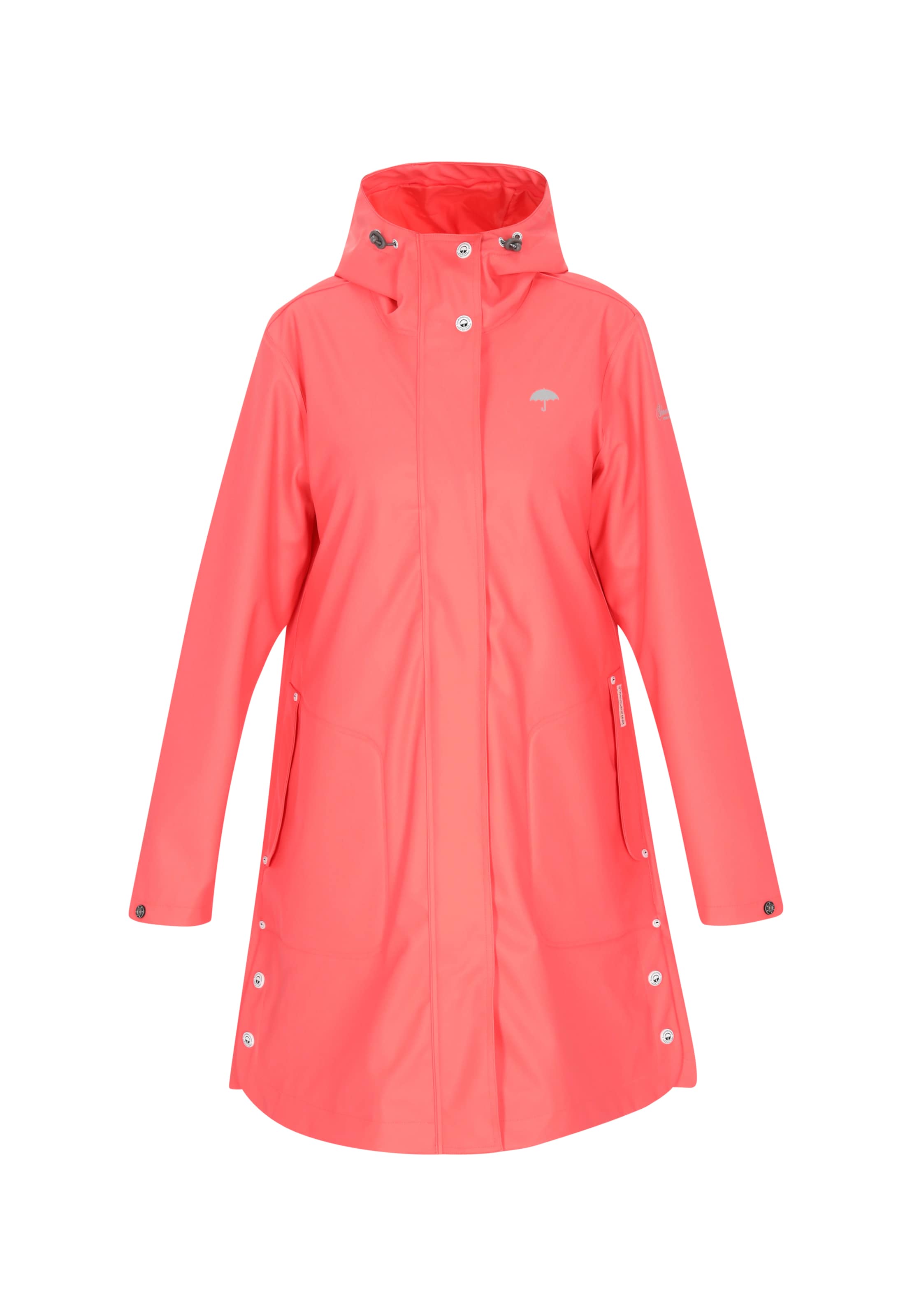 Schmuddelwedda Funkčný kabát - Oranžová: predná strana