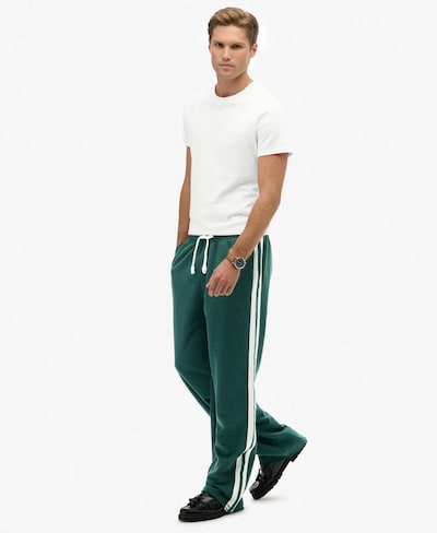 Superdry Pants 'Athletic Fives' in Green / White, Item view