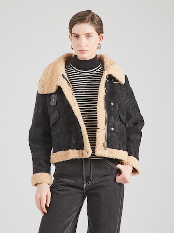 Bianco Lucci Jacke in Schwarz: Vorderseite