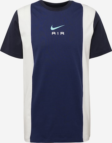 Nike Sportswear Póló 'AIR' - kék: elől