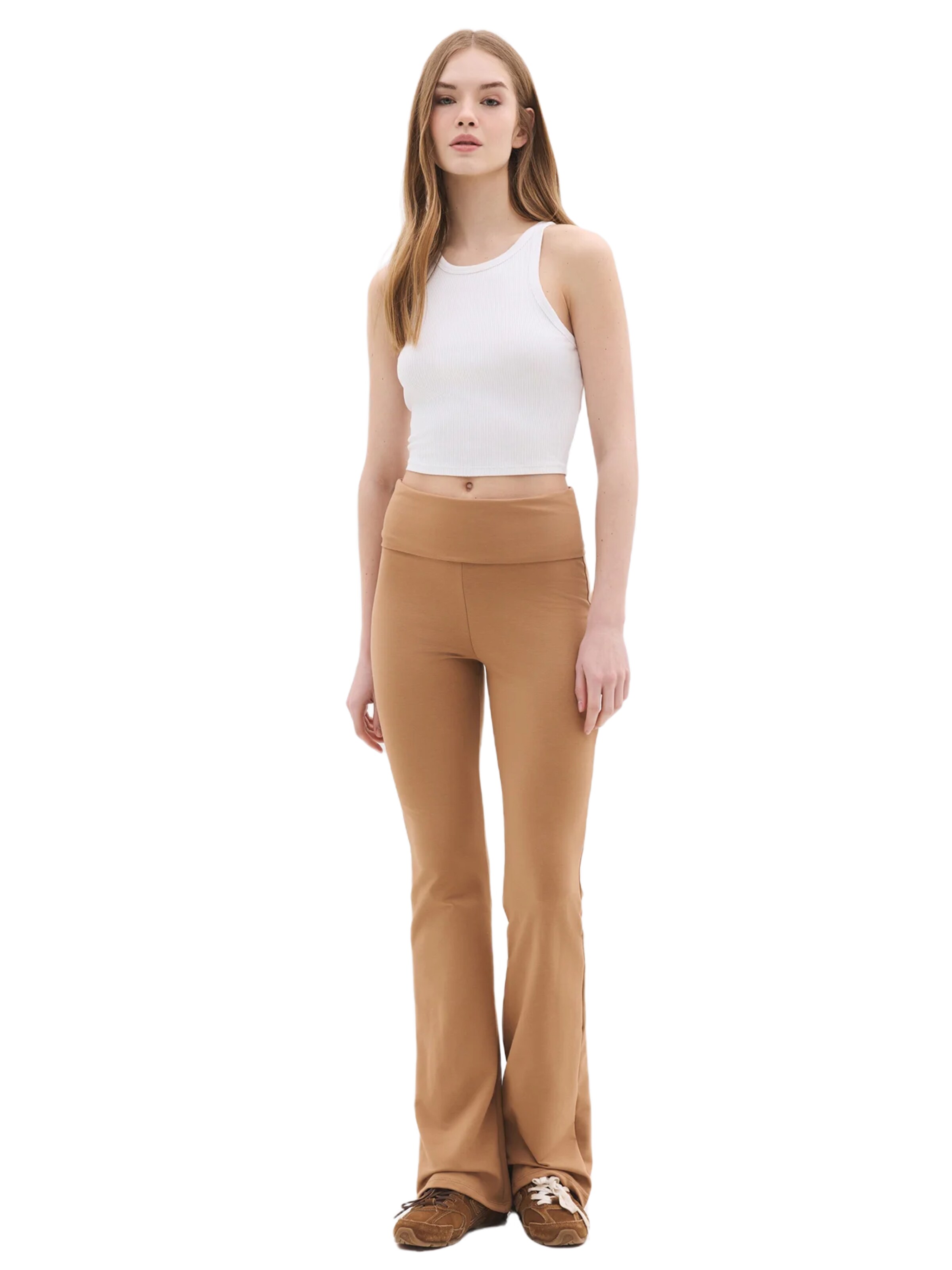 No Matter What Broek in Beige