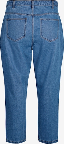 Zizzi Tapered Jeans 'Mille' in Blau