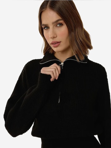 Robes en maille Hiccup en noir