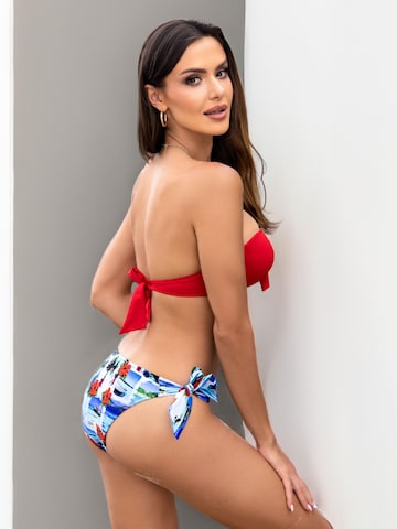 Lady Etna Bandeau Swimsuit 'Aruba-38/W 721' in Red