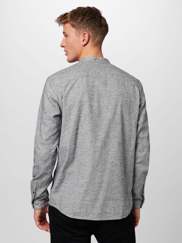 TOM TAILOR DENIM Regular fit Button Up Shirt in Grey