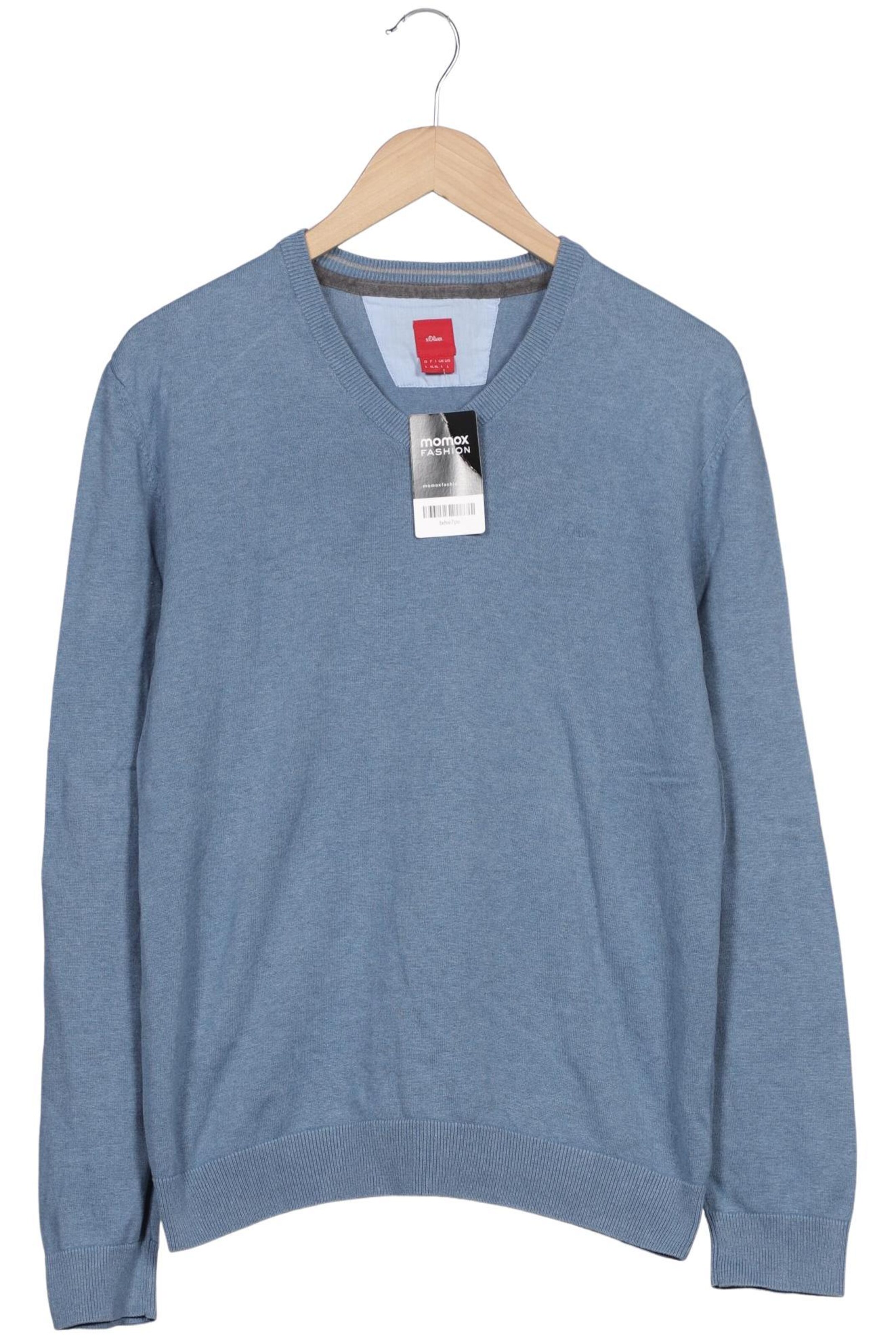 s.Oliver Pullover L in Blau: Vorderseite