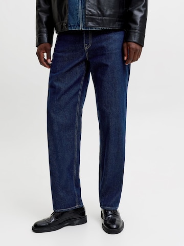 Loosefit Jean 'JJIEddie JJBasic' JACK & JONES en bleu : devant