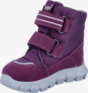 Richter Schuhe Snowboots in Lila: Vorderseite