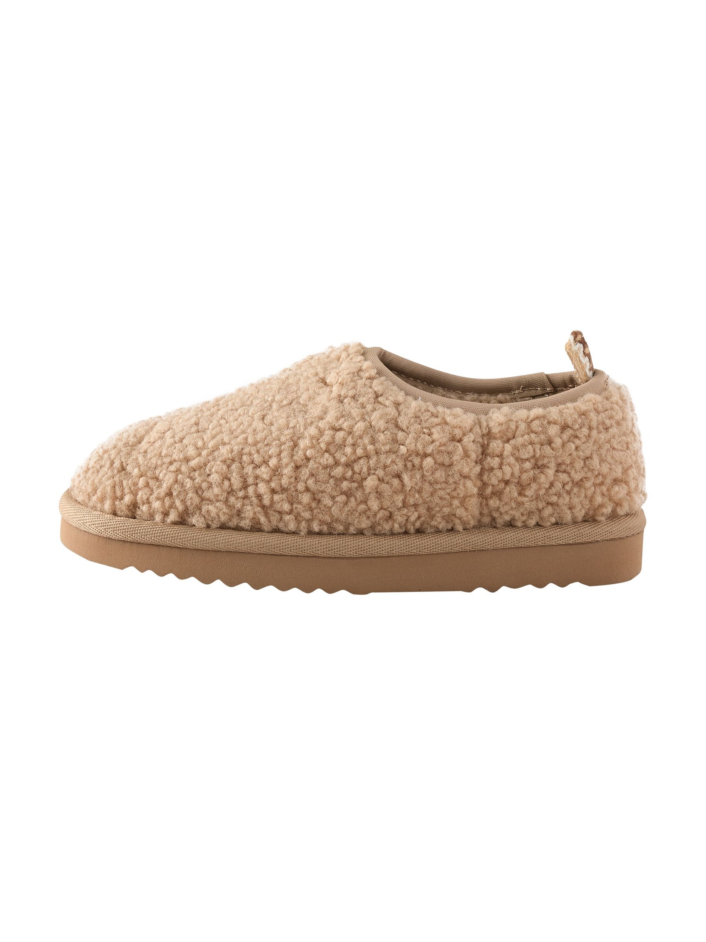 Pantoufle Next en beige : devant