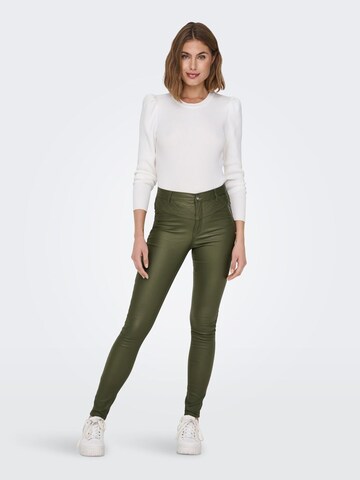 ONLY Skinny Broek in Groen