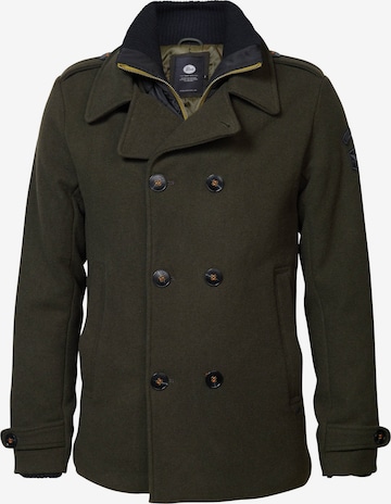 Petrol Industries Between-Season Jacket 'Woodridge' in Green: front