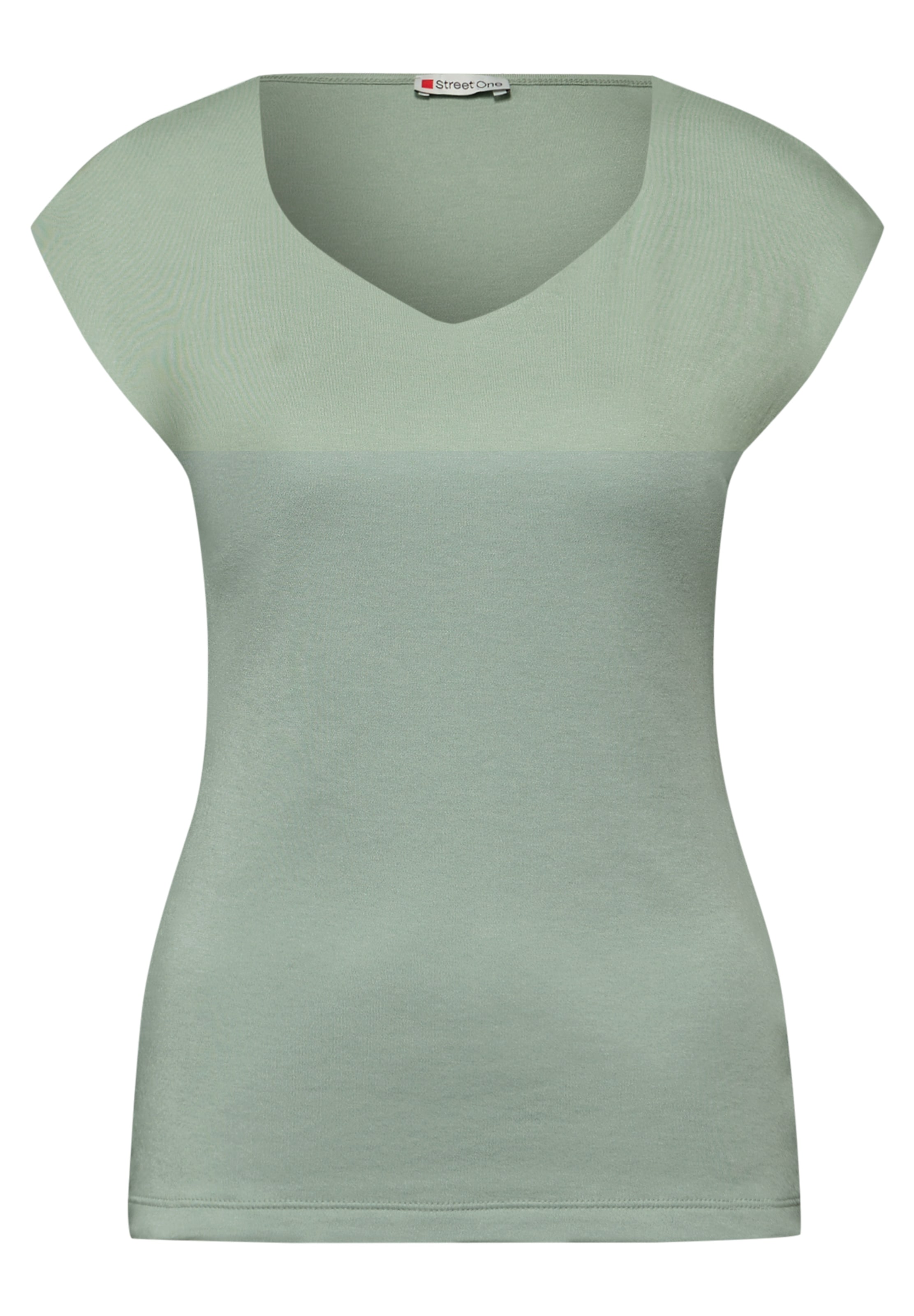 STREET ONE Shirt in Grün: Vorderseite