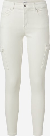 ONLY Скинни Джинсы-карго 'ONLRush' в Бежевый: спереди