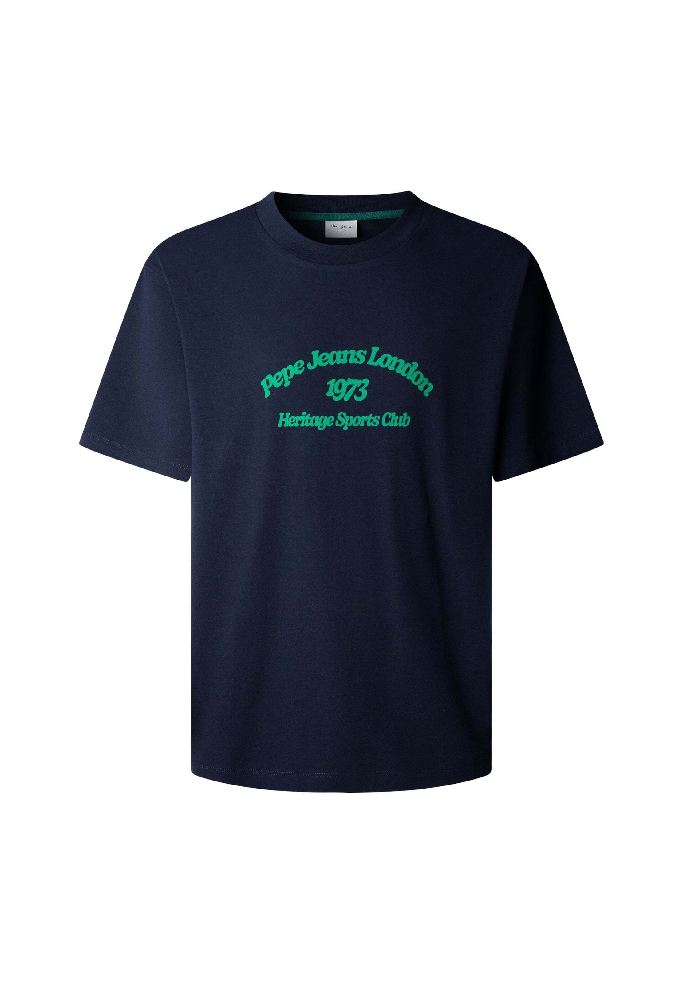 Pepe Jeans T-Shirt in Blau: Vorderseite
