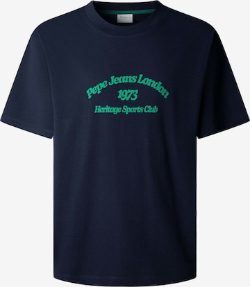 Pepe Jeans T-Shirt in Blau: Vorderseite
