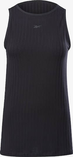 Sport top Reebok Sport pe negru, Vizualizare produs